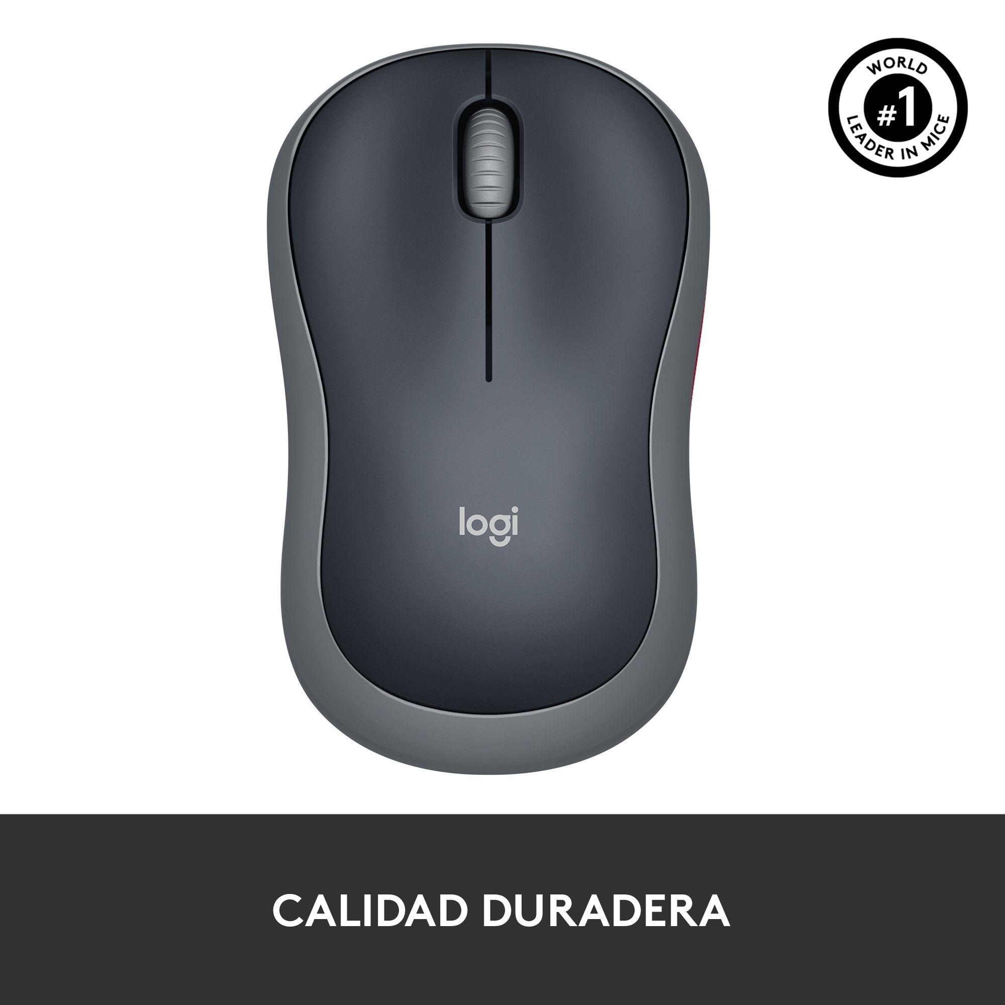 Logitech Raton M185 Optico Inalambrico Gris 910-002235