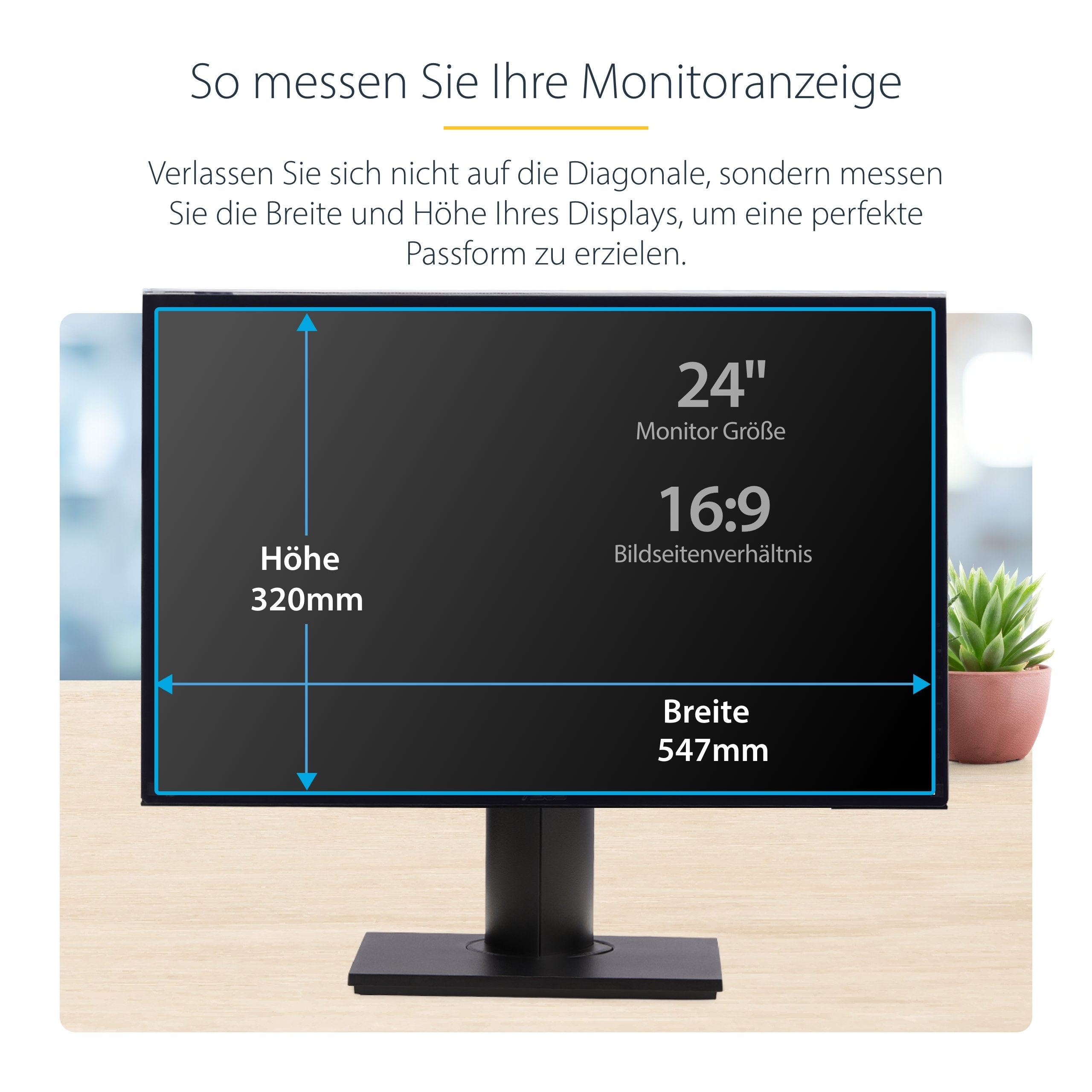 EAN 65030901925 - StarTech.com 2469A-PRIVACY-SCREEN filtro para monitor 61 cm (24") Filtro de privacidad para pantallas sin m imagen 11