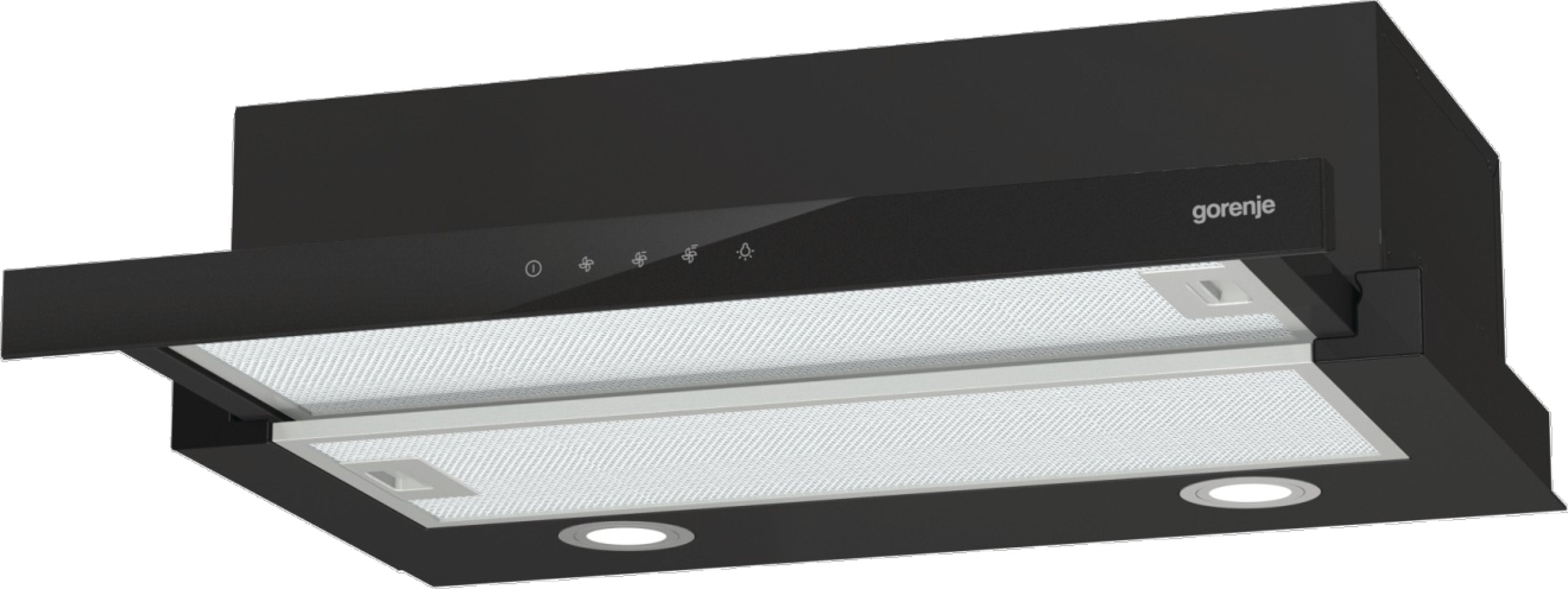EAN 3838782388484 - Gorenje TH64E4BG Semintegrada (extraíble) Negro 450 m³/h imagen 4