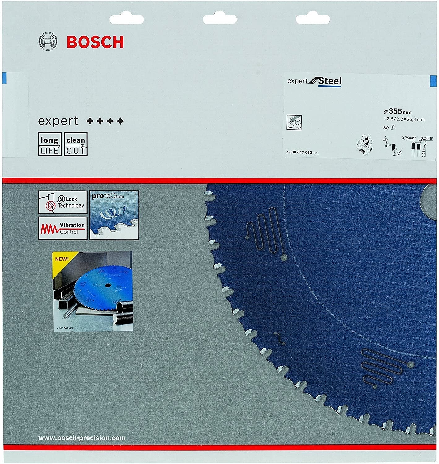 EAN 3165140737753 - Bosch 2608643062 hoja de sierra circular 1 pieza(s) imagen 2