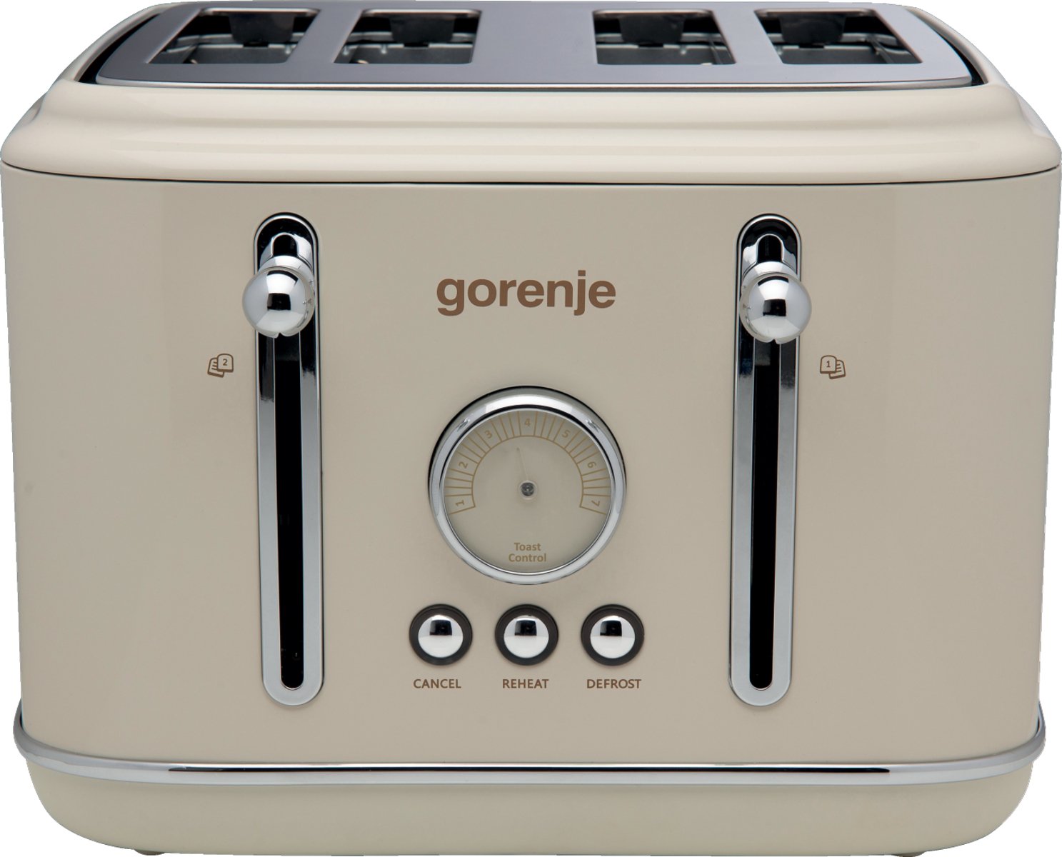 Gorenje T2300clin 7 4 Rebanada(S) 1150 W Beige