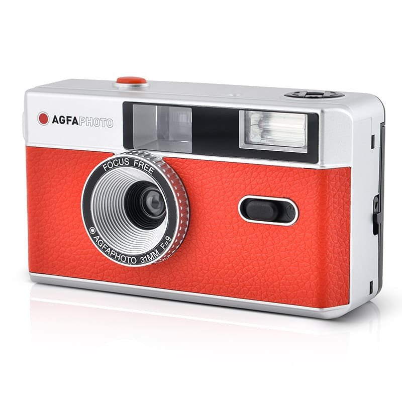 EAN 4250255104237 - AgfaPhoto 603001 cámara de película Cámara analógica compacta 35 mm Rojo, Plata imagen 2