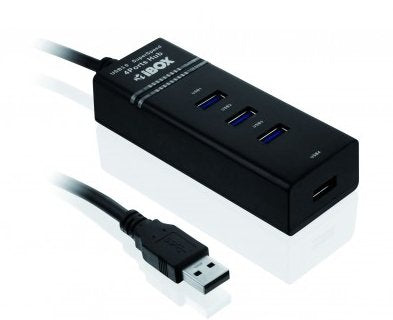 EAN 5901443050384 - iBox IUH3FB hub de interfaz 5000 Mbit/s Negro imagen 1