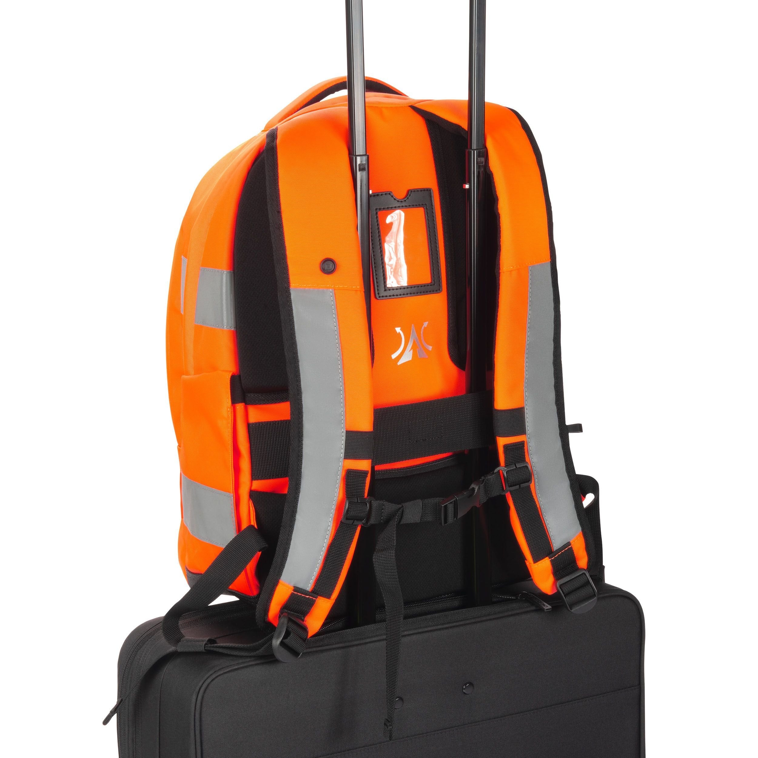 EAN 7640239422261 - DICOTA Hi-Vis V2 mochila Mochila de senderismo Naranja Tereftalato de polietileno (PET), Termoplástico de imagen 11