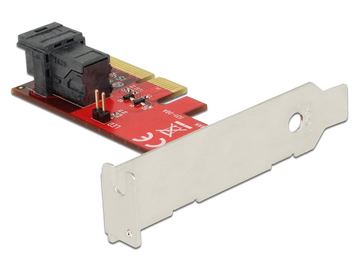 Delock Tarjeta Pci Express X4 1 X Sff-8643 Nvme Interna - Bajo Perfil