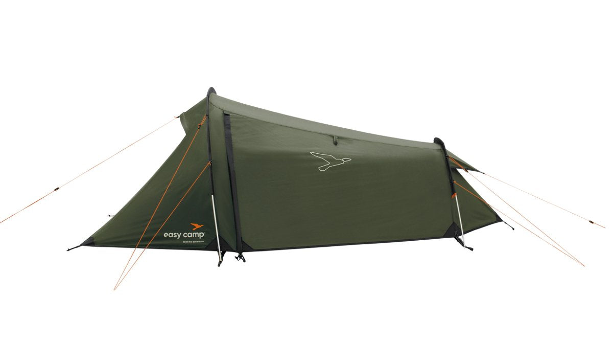 Tienda Túnel Easy Camp Sarek 1 Verde Oscuro/Naranja, Modelo 2025 120467