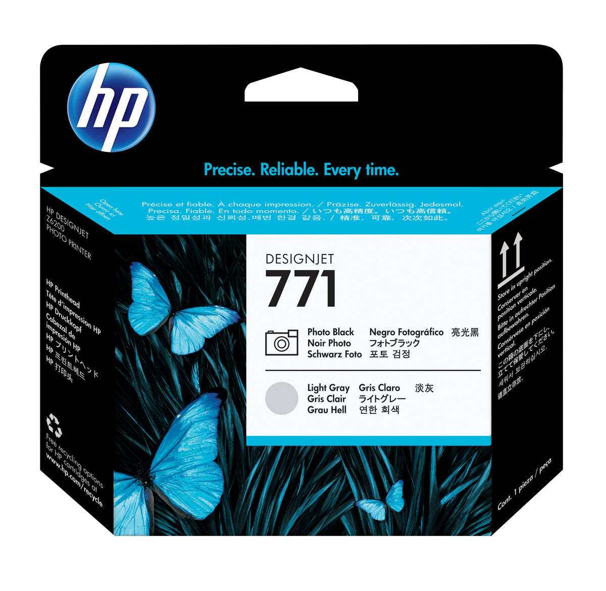 EAN 0884962986462 - HP 771 Photo Black/Light Gray DesignJet Printhead cabeza de impresora Inyección de tinta térmica imagen 1