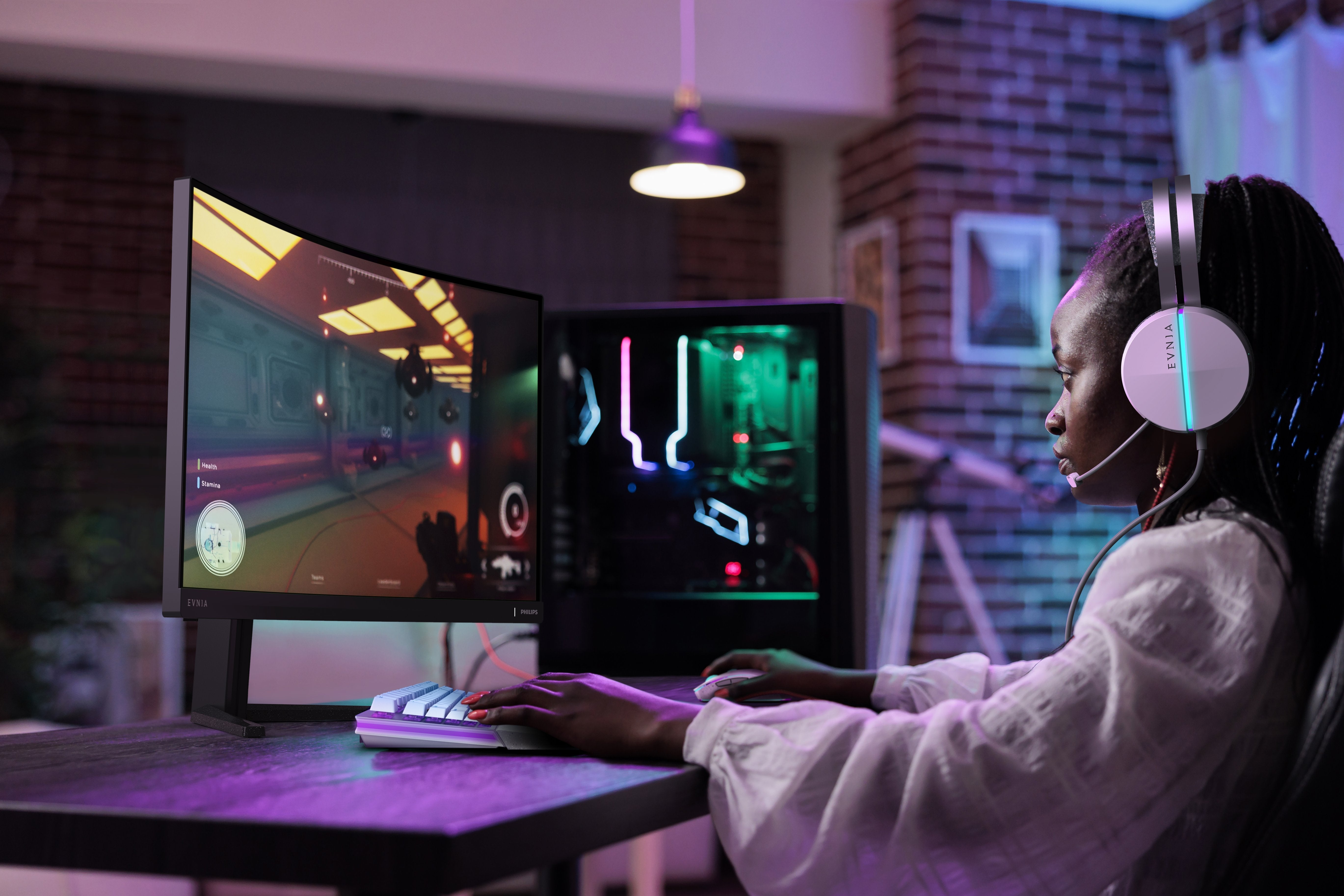 Philips 27m2c5200w 27" 2560x1440 16:9 Hdmi Negro Grey