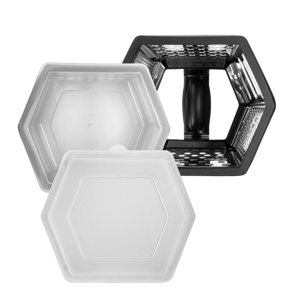 EAN 4260709010250 - Resto Kitchenware 95413 cortador de verduras en espiral o rallador manual Caja ralladora Negro, Acero ino imagen 11