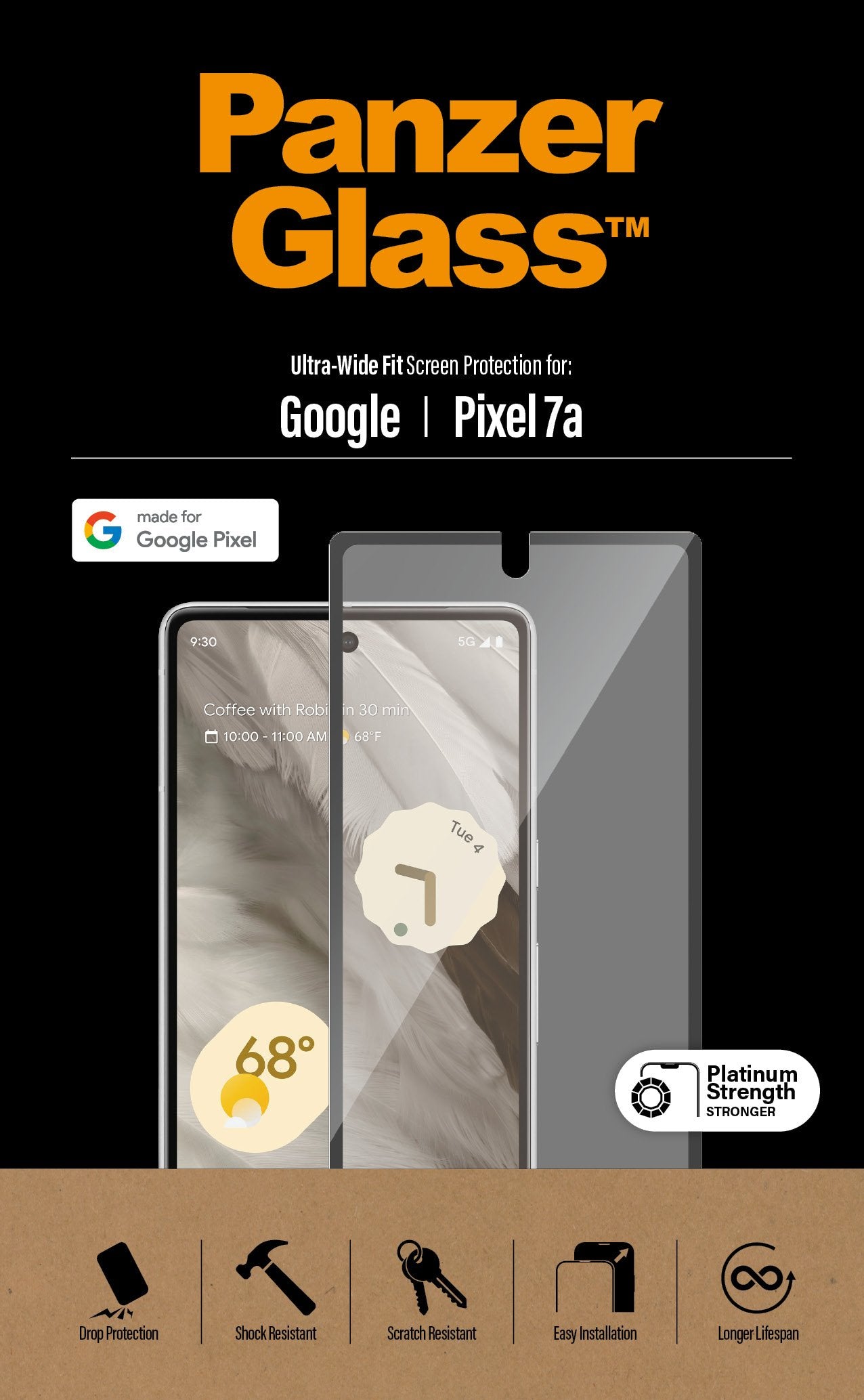 EAN 5711724047763 - PanzerGlass ® Screen Protector Google Pixel 7a | Ultra Wide Fit Protector de pantalla 1 pieza(s) imagen 4