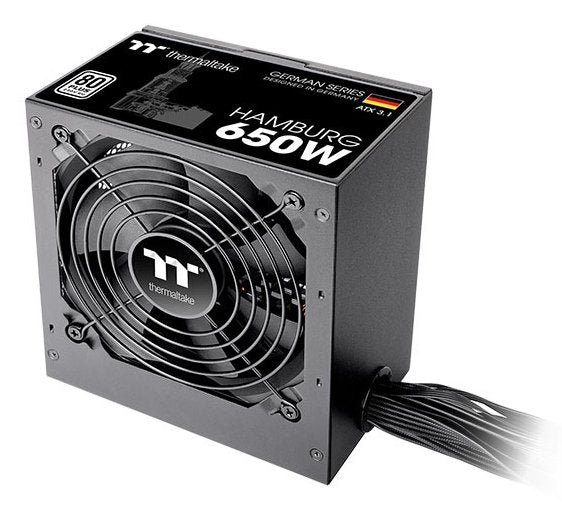 EAN 4711475648319 - Thermaltake HAMBURG unidad de fuente de alimentación 650 W 24-pin ATX ATX Negro imagen 3