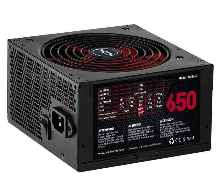 Fuente De Alimentación Nox Nx 650w 140mm (8)
