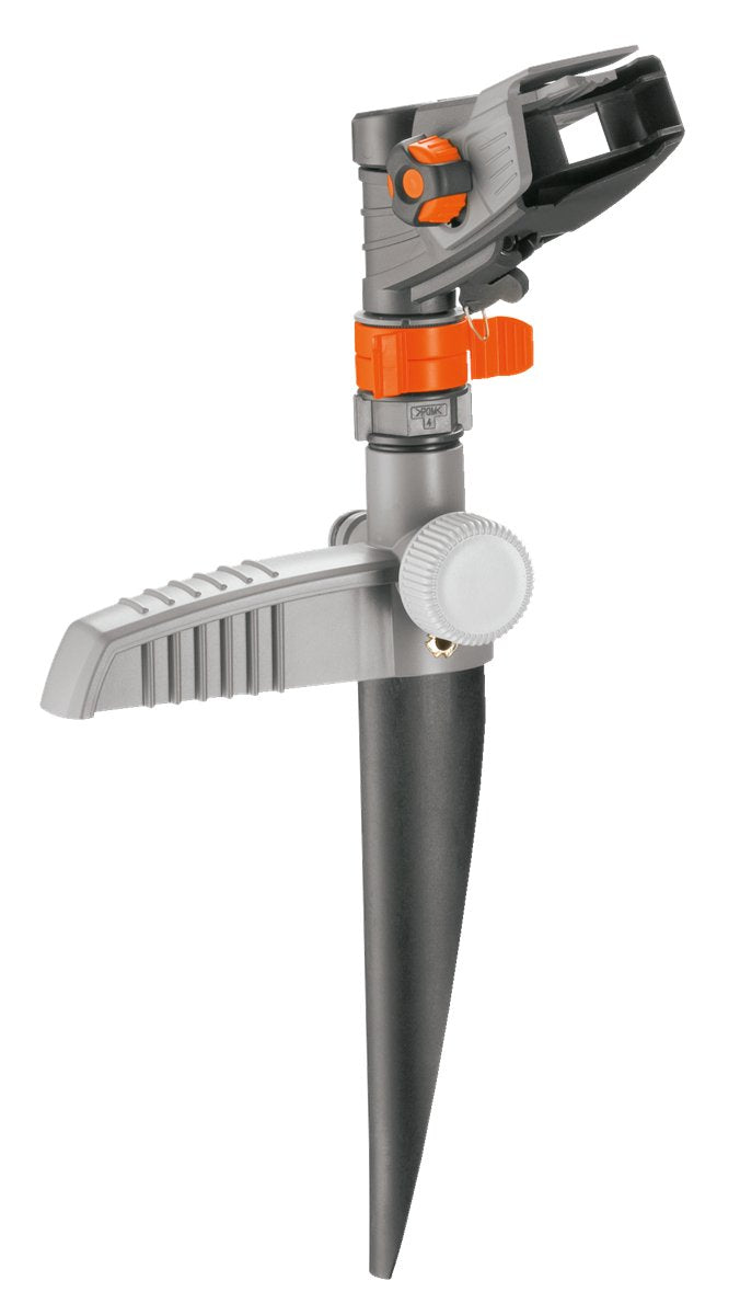 Gardena 8141-20 Rociador De Agua Aspersor De Agua Por Impulso Gris, Naranja, Plata