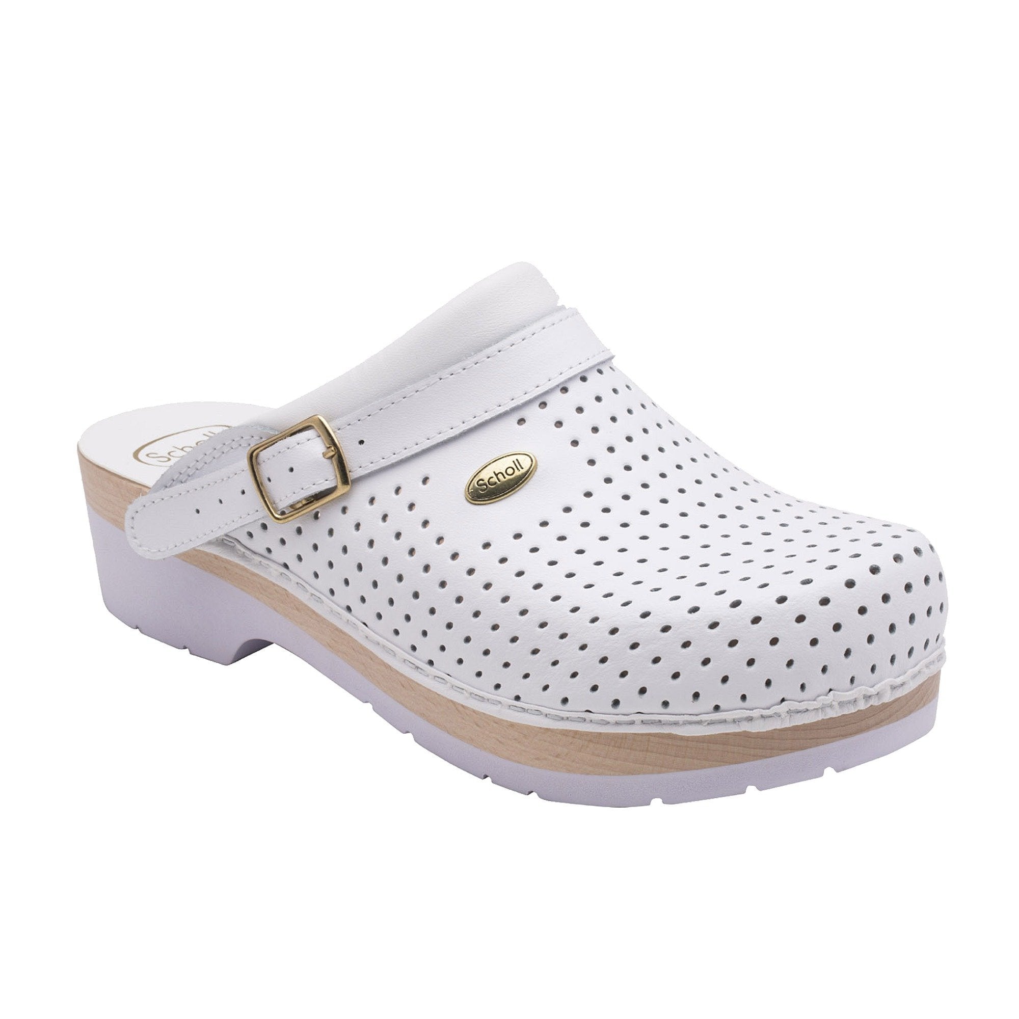 EAN 5038483294123 - Scholl Clog supercomfort Zapatilla cerrada Femenino Blanco imagen 1