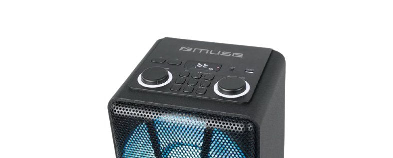 Muse M1805dj Party Box Bt 150w/ Bluetooth/ Fm / Usb Reproductor/ Entrada Micro Y Guitarra