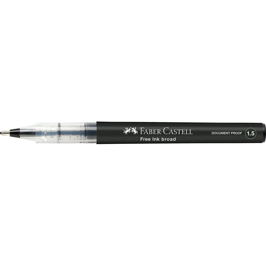 Faber-Castell Roller Free Ink 1.5 Negro