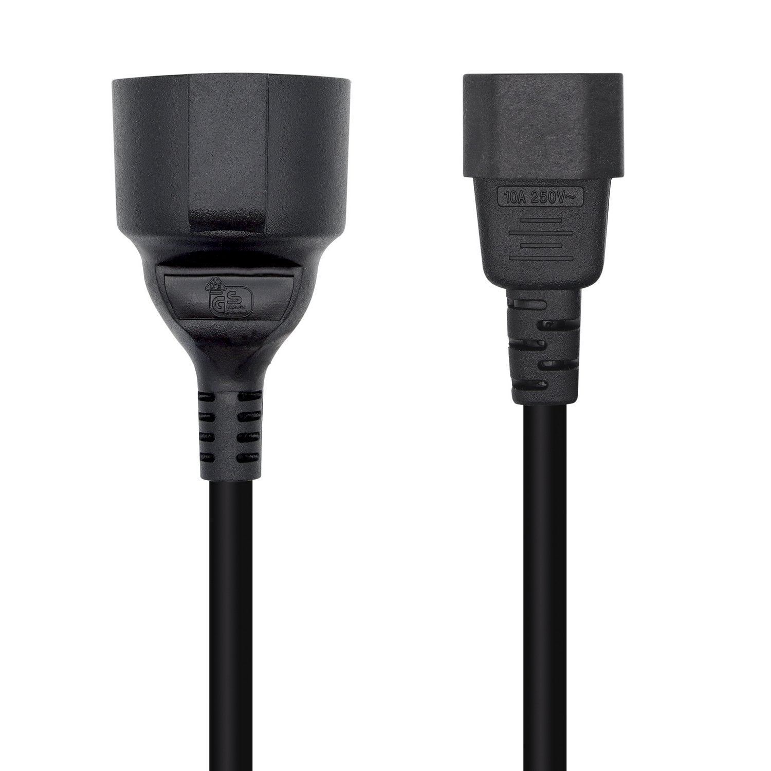 EAN 8436574705188 - AISENS A132-0467 cable de transmisión Negro 0,25 m C14 acoplador CEE7/7 imagen 1