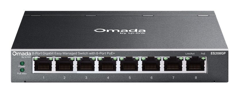 EAN 1210002609708 - TP-Link Omada ES208GP switch Gestionado L2 Gigabit Ethernet (10/100/1000) Energía sobre Ethernet (PoE) DI imagen 1