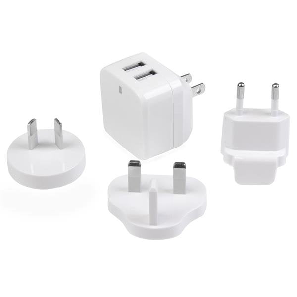 EAN 0065030860673 - StarTech.com USB2PACWH cargador de dispositivo móvil Smartphone, Tableta Corriente alterna Interior imagen 1