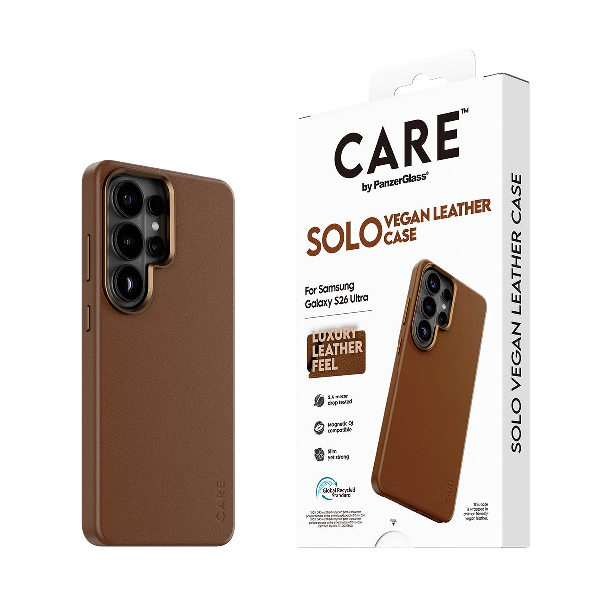 Care By Panzerglass Solo Case Brown Samsung New Galaxy S26 Ultra