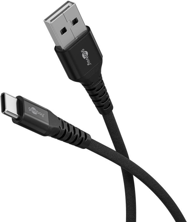 Cable Goobay Usb 2.0, Conector Usb-A > Conector Usb-C Negro, 3 Metros 74528