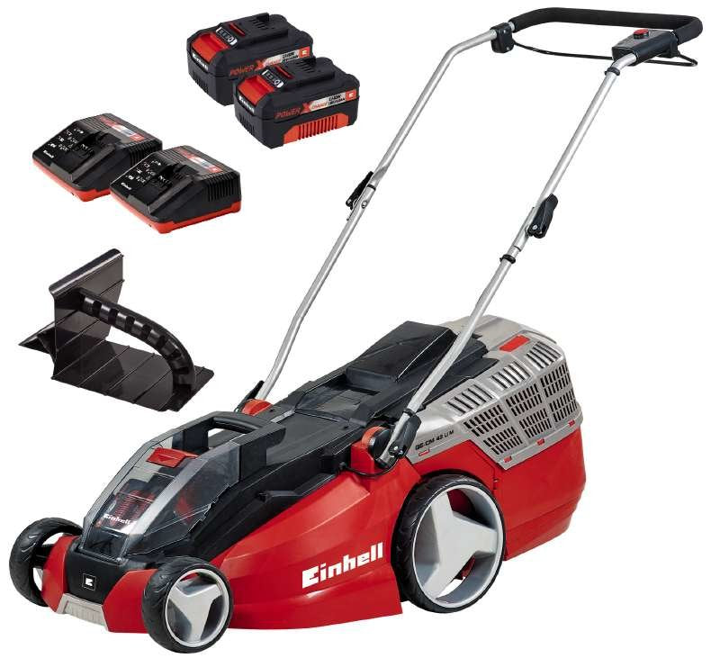 EAN 4006825610338 - Einhell GE-CM 43 Li M Kit Cortacésped manual Batería Negro, Gris, Rojo imagen 6