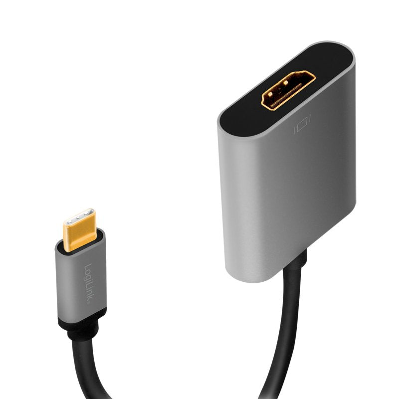 EAN 4052792062236 - LogiLink CUA0103 cambiador de género para cable USB 3.2 Gen1 Type-C HDMI-A Negro, Gris imagen 2
