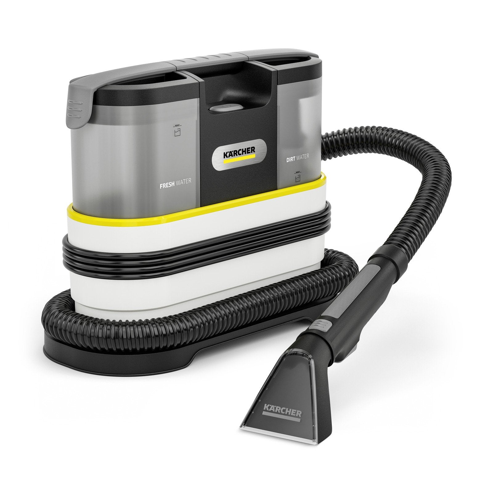 EAN 4066529172433 - Kärcher SE 2 Spot máquina de limpieza de alfombras De mano Negro, Gris, Blanco imagen 3