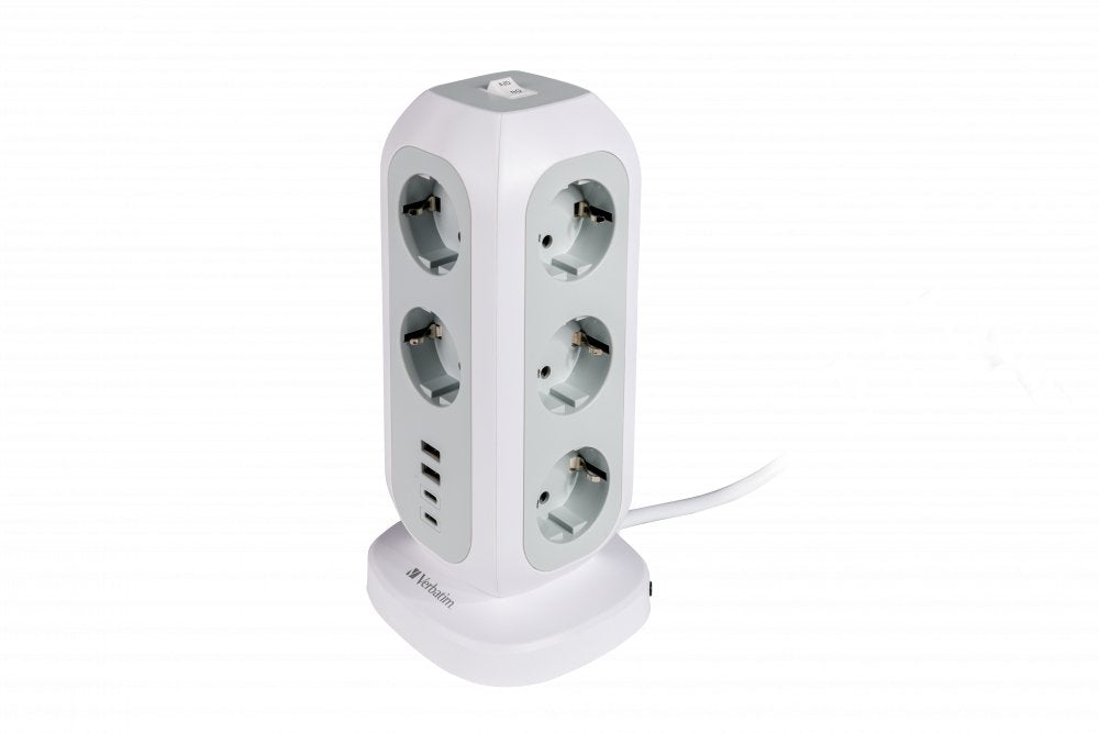 EAN 0023942495475 - Verbatim 49547 base múltiple 11 salidas AC Interior Blanco imagen 2