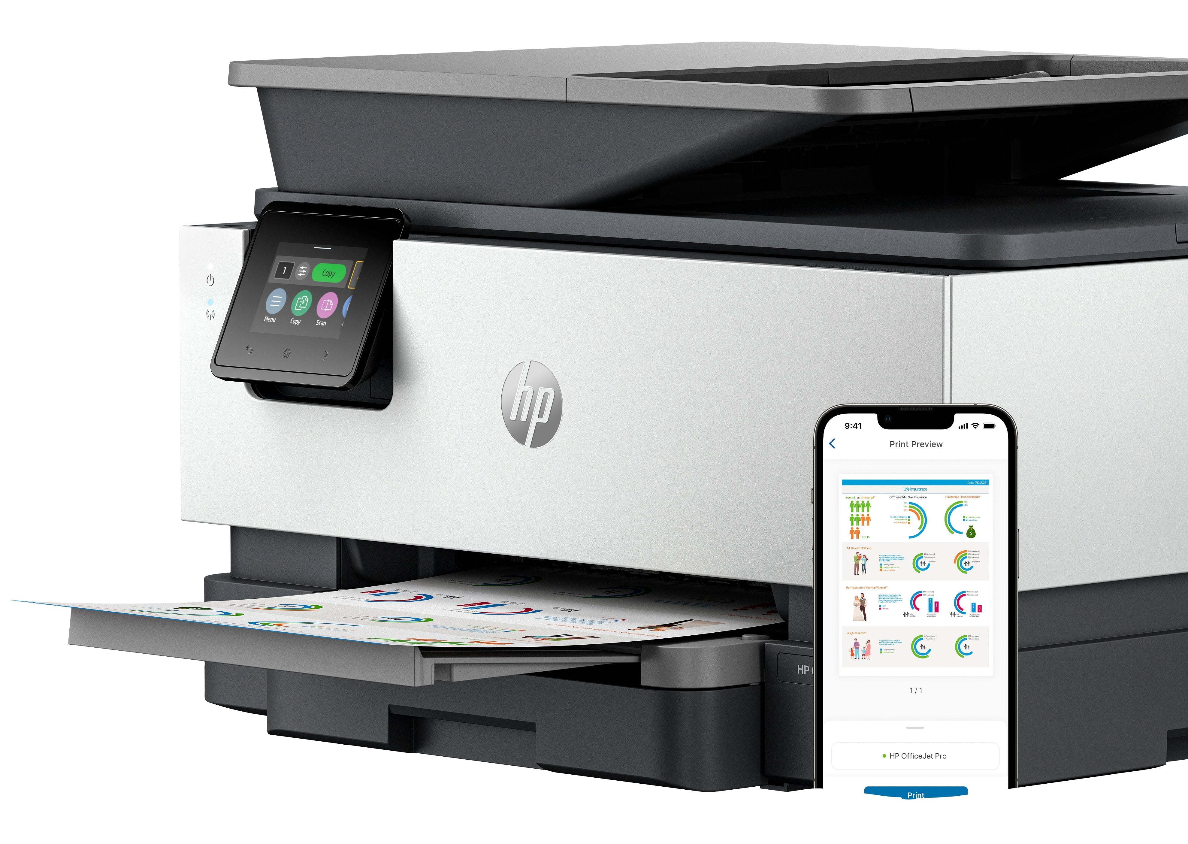 EAN 0196786895944 - HP OfficeJet Pro 9120e AiO Printer Inyección de tinta térmica A4 4800 x 1200 DPI 22 ppm Wifi imagen 11