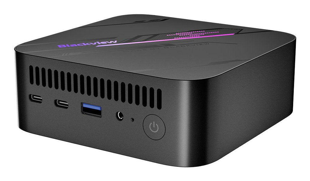 EAN 6931548319443 - Blackview MP100 AMD Ryzen™ 7 5825U 32 GB DDR4-SDRAM 1 TB SSD Windows 11 Pro Mini PC Negro, Gris imagen 1
