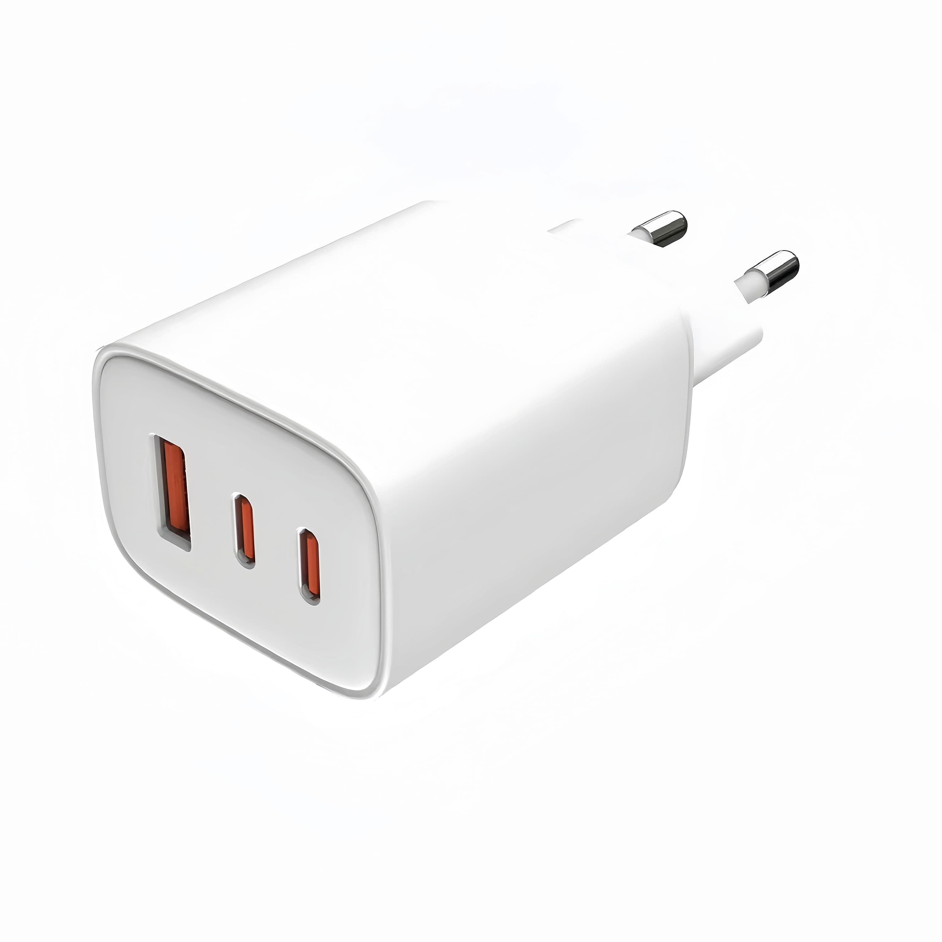 Cargador Pared/Viaje Ultra Slim 2xusb-C/Pd + Usb-A 65w Blanco Leotec Leotec Cargador 65w Gan Carga Rapida Ultra Slim 2 Usb-C Pd +1 Usb-A Blanco (Compatible Con Apple Y Samsung)