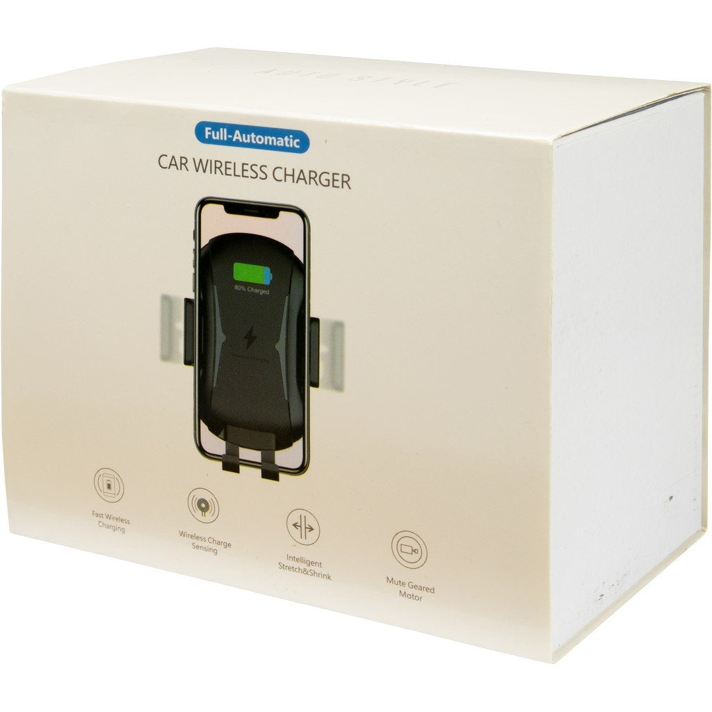 Inter-Tech Mth-100-10w Qi Cargador Inalámbrico Rápido Para Coche, Negro