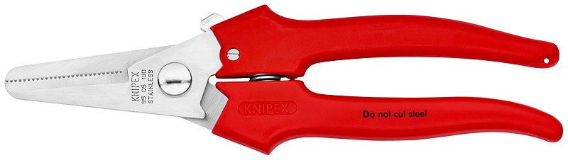 Tijeras Universales Con Revestimiento De Plástico Pulida 190 Mm 9505190 Knipex