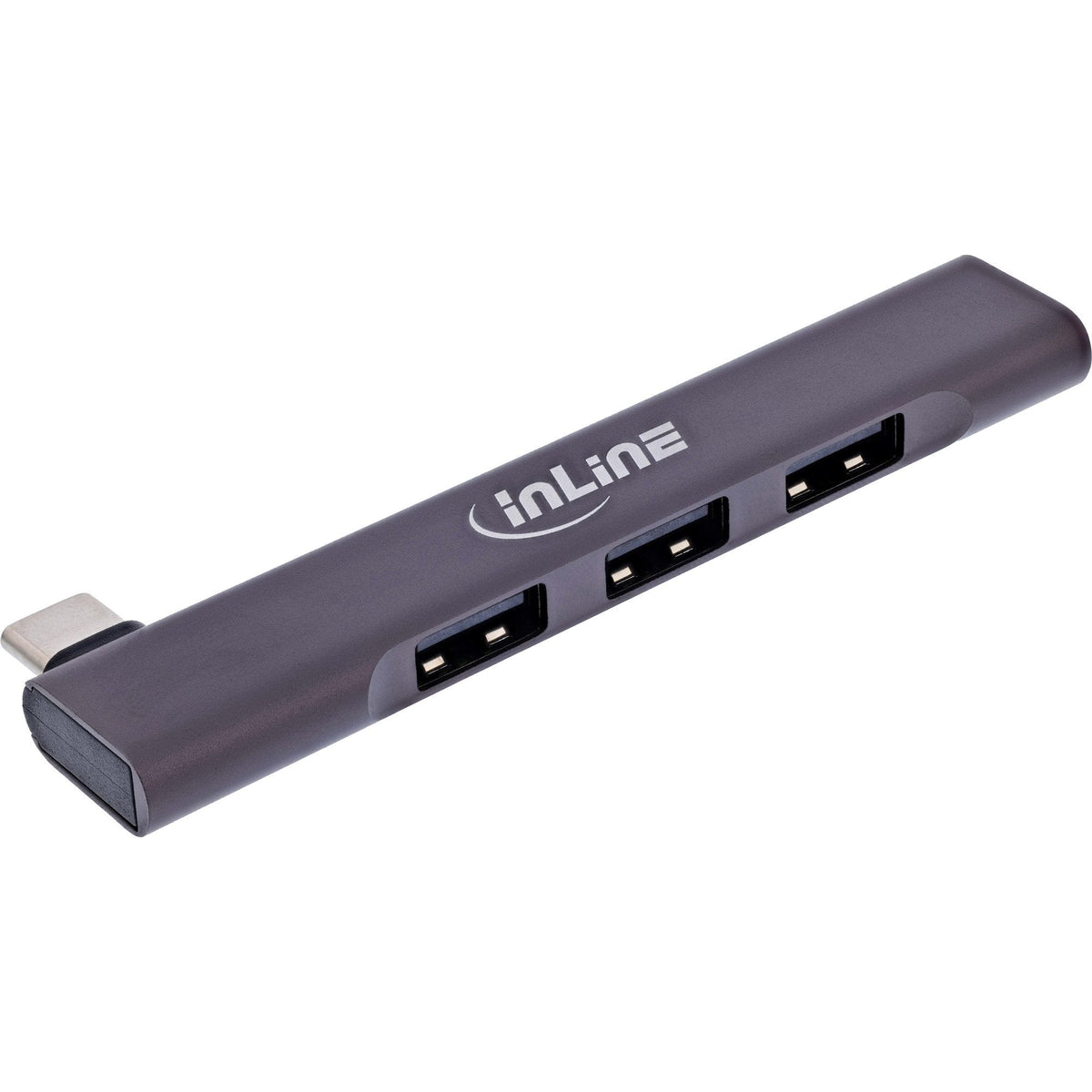 Inline® Slim Usb-C Hub, 4-Port, Usb 3.0 + 3x Usb 2.0, Slim Design