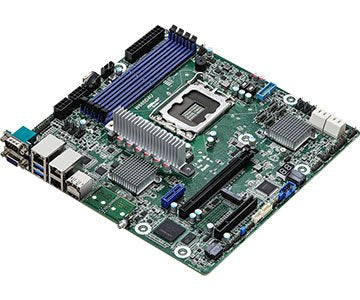 Placa Base Intel Asrock W680d4u W680 Lga 1700 Micro Atx