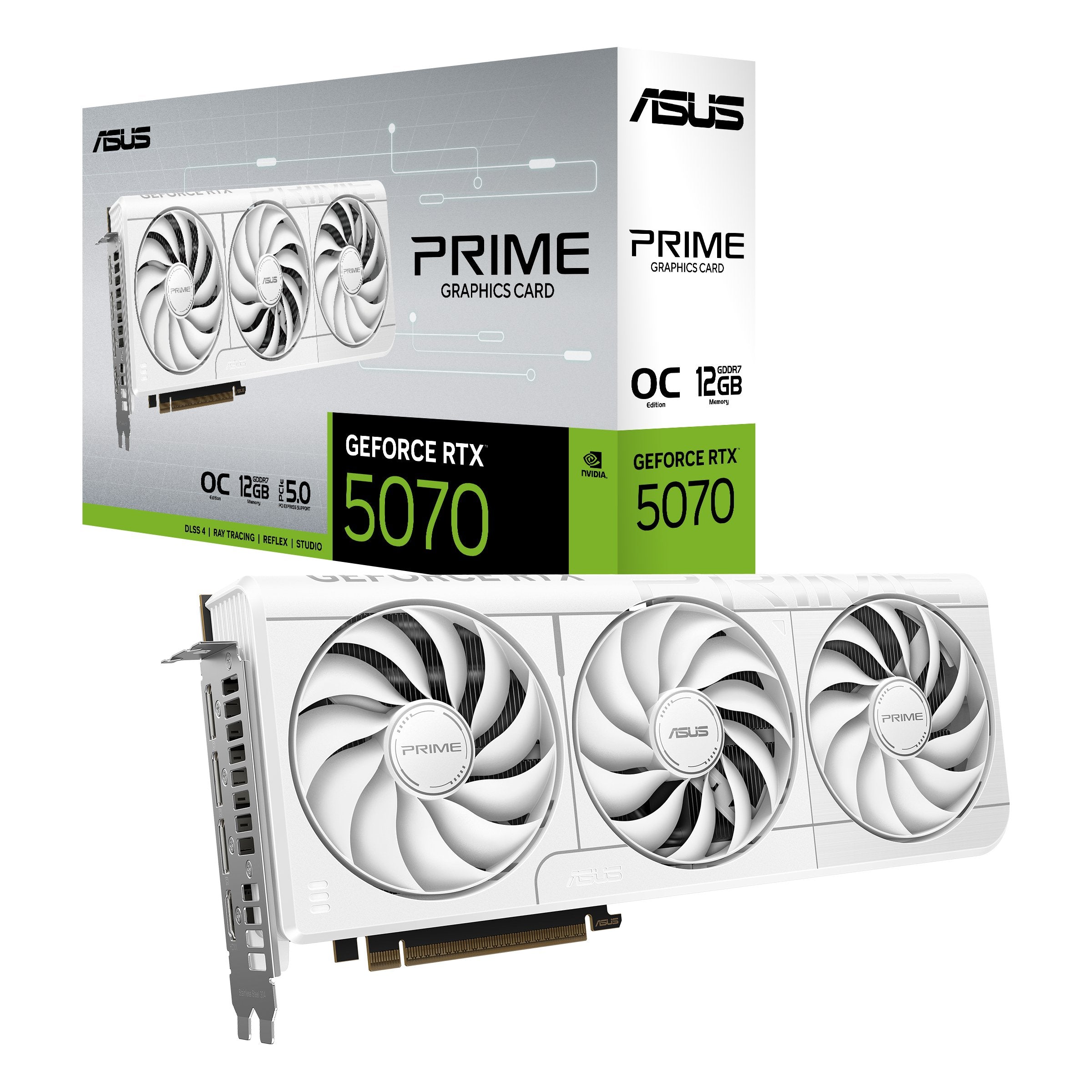 EAN 4711636046121 - ASUS Prime -RTX5070-O12G-WHITE NVIDIA GeForce RTX 5070 12 GB GDDR7 imagen 10