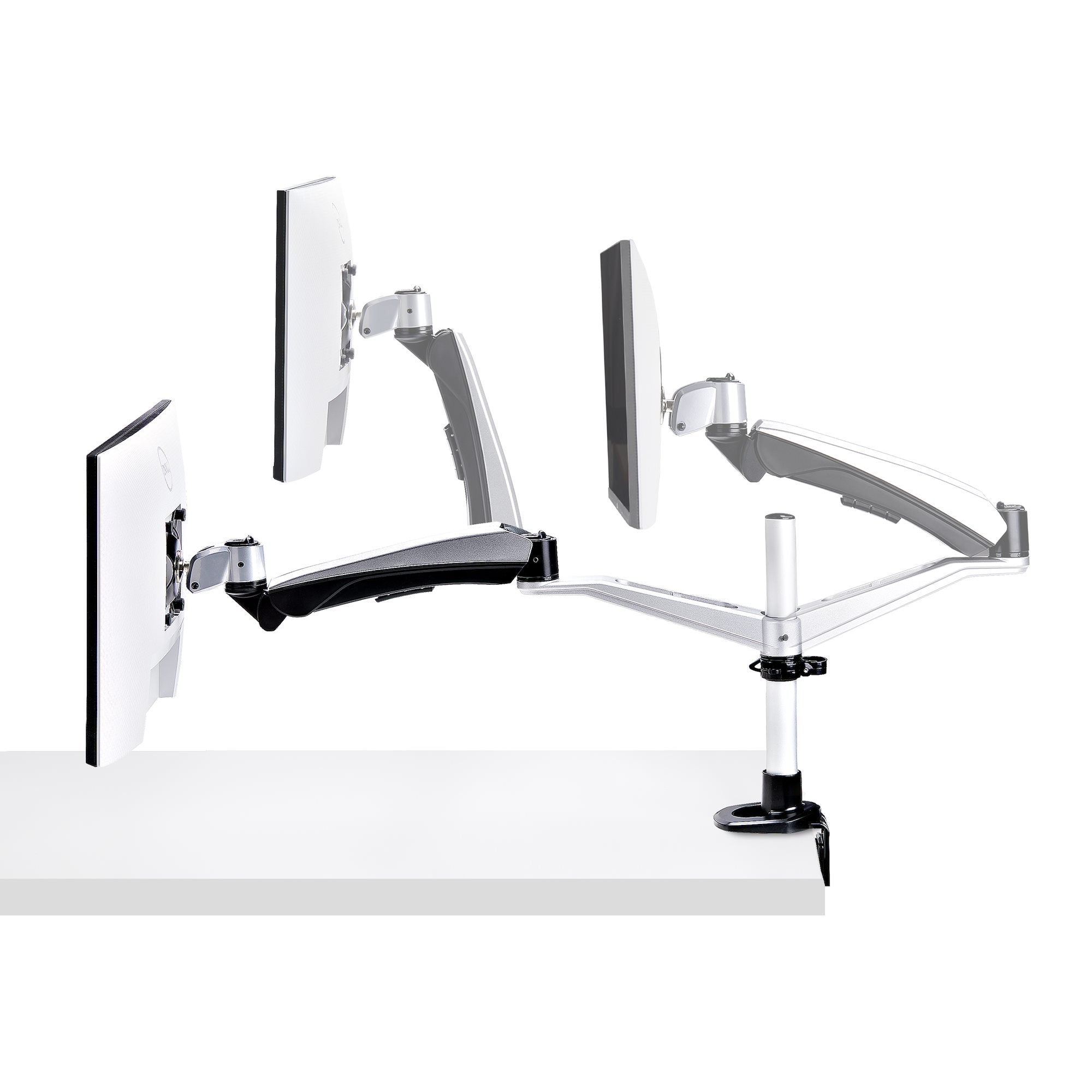 EAN 0065030902045 - StarTech.com 1MP1ACG-MONITOR-ARM soporte para monitor 76,2 cm (30") Negro, Plata imagen 8