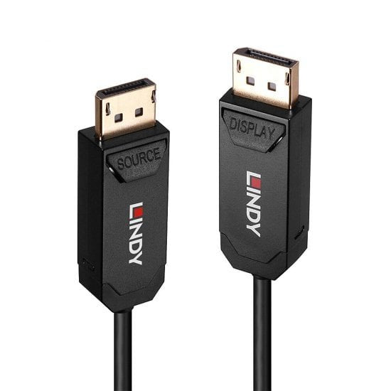 Lindy Cable Híbrido Fibra Óptica Displayport 2.0 Uhbr10 20m