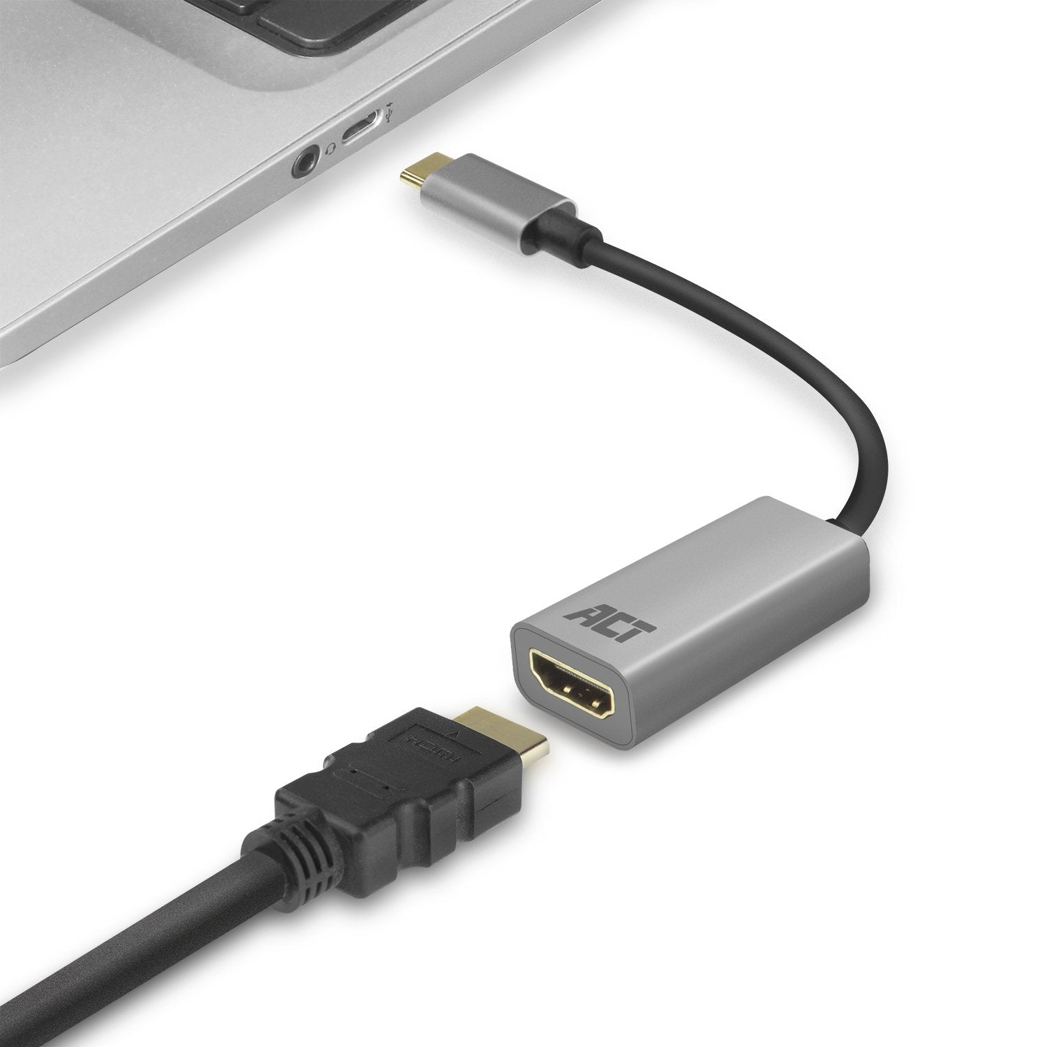 Adaptador Usb-C Hdmi 4k 0,15 M Aluminioconvertidor De Vídeo Y Audio De Usb-C A Hdmiresolución Máxima De 4096 X 2160 (4k) A 60 Hz