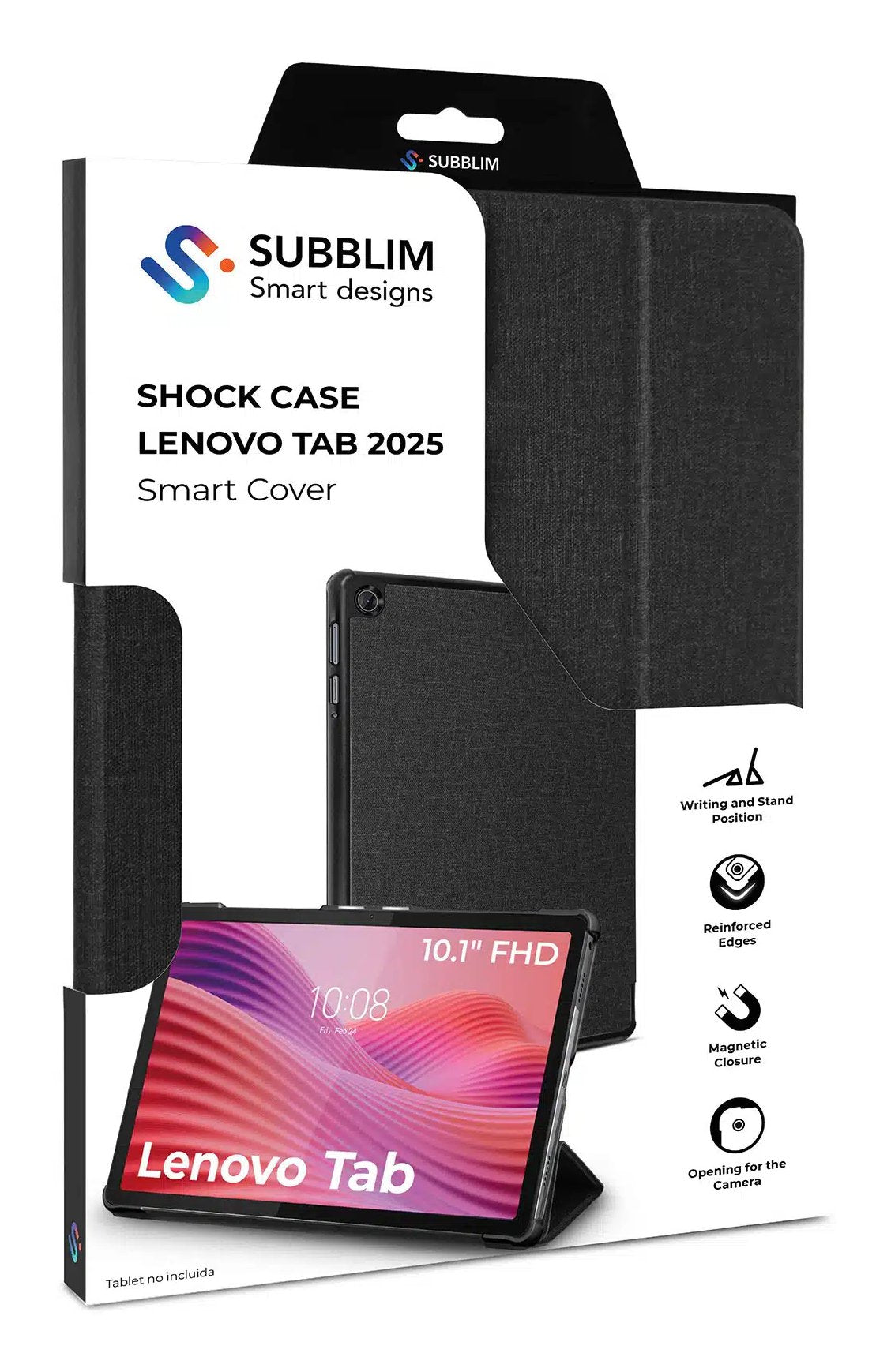EAN 8436586743734 - SUBBLIM SUBCST-5SC140 funda para tablet 25,6 cm (10.1") Folio Negro imagen 1