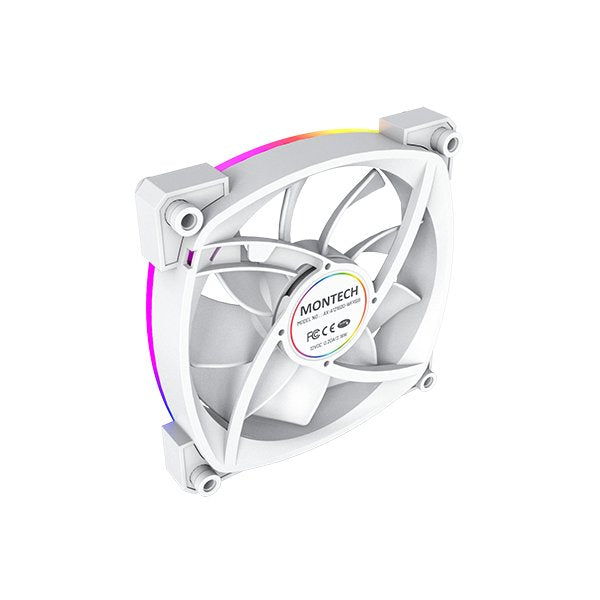 EAN 4710562747546 - Montech AX120 PWM Carcasa del ordenador, Procesador Módulo de ventilador 12 cm Blanco 1 pieza(s) imagen 4
