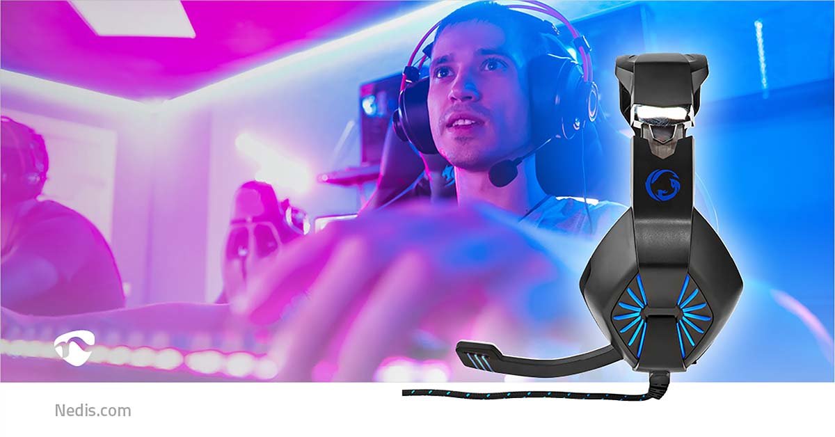 EAN 5412810411122 - Nedis GHST250BK auricular y casco Auriculares Alámbrico Diadema Juego USB tipo A Negro imagen 15
