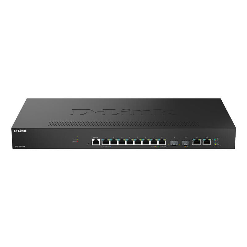 12-Port 2.5g Multi-Gigabit Smart Managed Switch With 2 X 10gbase-T And 2 X 10g Sfp+ Ports - 8 X 100/1000/2.5gbase-T Ports - 2 X 1