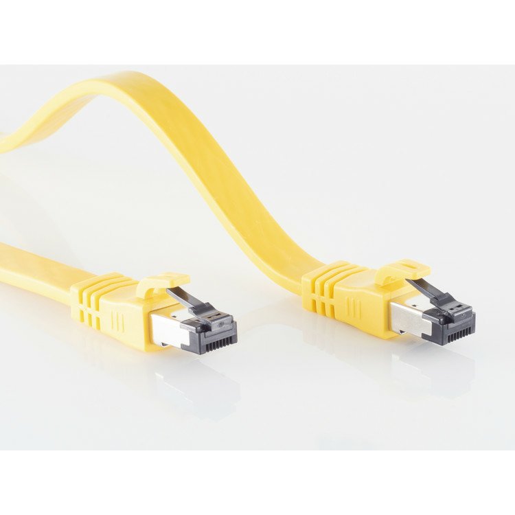 S-Impuls Cable De Red Cat 8.1 Plano Lszh Amarillo 0,5m