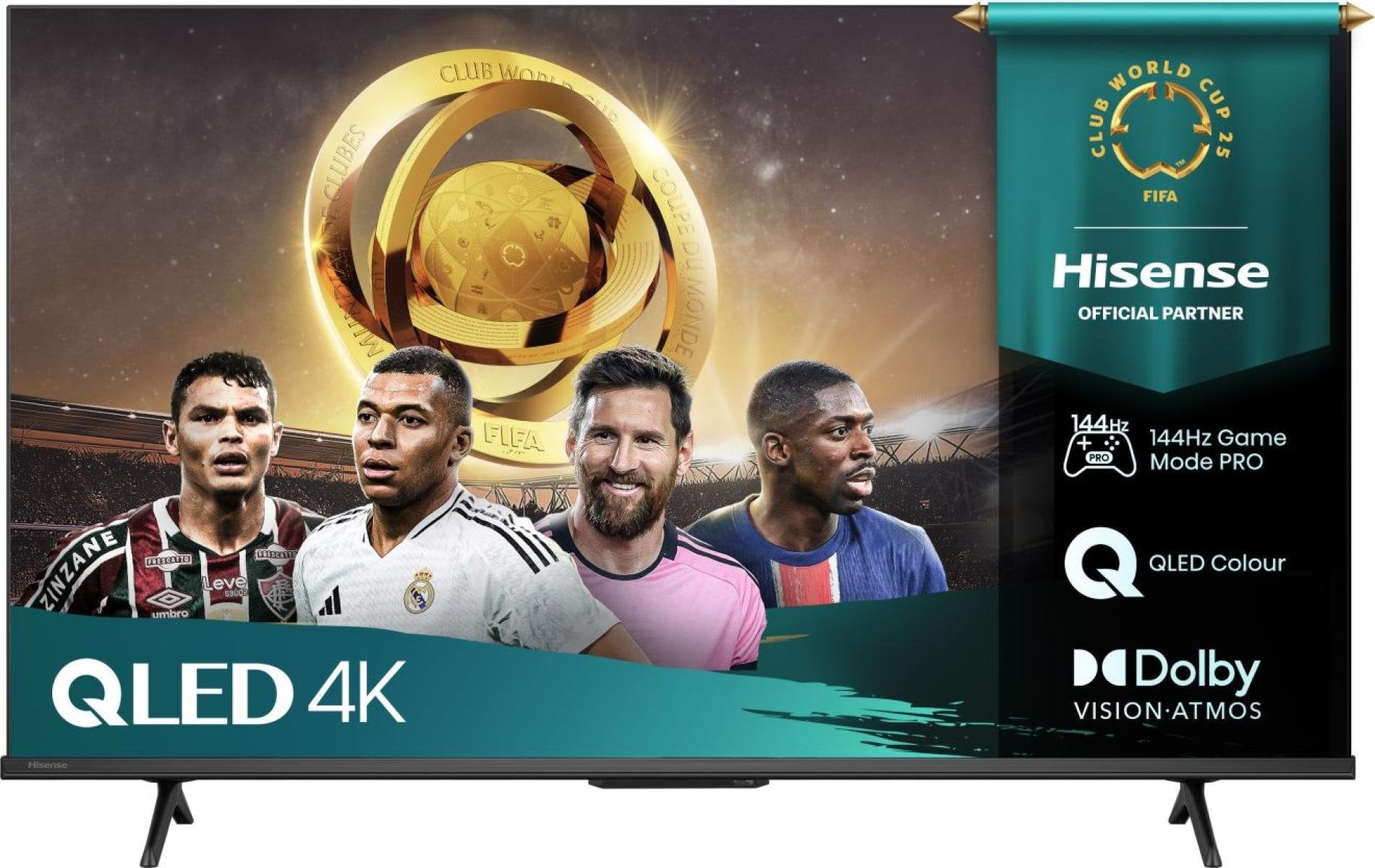 EAN 6942351424392 - Hisense 43E77Q PRO 109,2 cm (43") 4K Ultra HD Smart TV Wifi Negro imagen 1