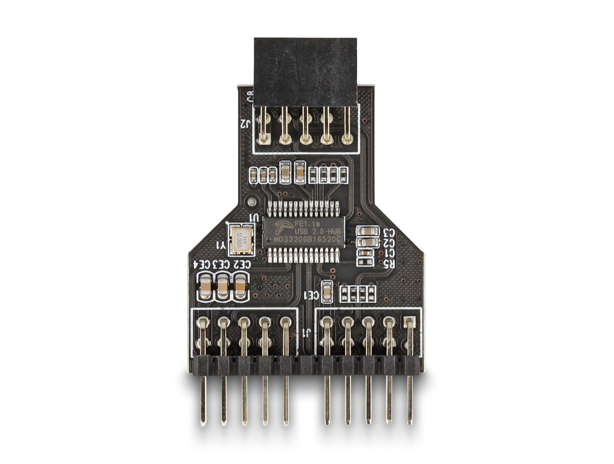 Delock Usb2.0 Hub 9 Pin Pfomenhchse 2x9 Pin Pfomenmecker