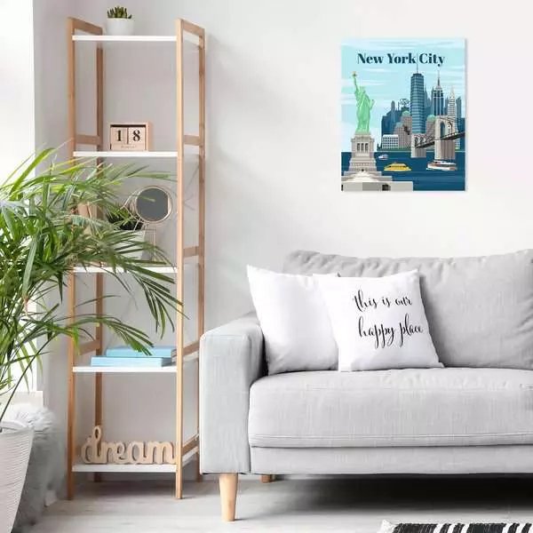 Ravensburger Creart - Colorida Ciudad De Nueva York, Pintura 23686