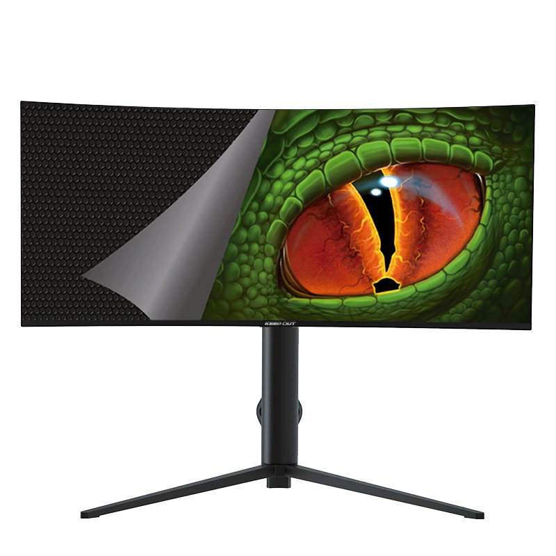 Monitor 34" Curvo Hdmi Displayport Keep Out Xgm34uw Gaming G-Sync 3440x1440 165hz 1ms Altavoces