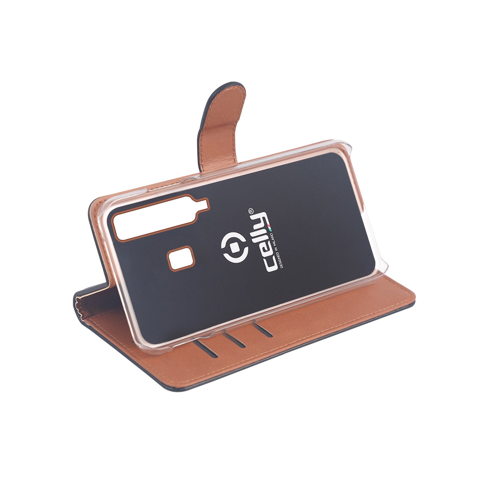 EAN 8021735746225 - Celly WALLY - GALAXY A9 funda para teléfono móvil 16 cm (6.3") Negro imagen 2